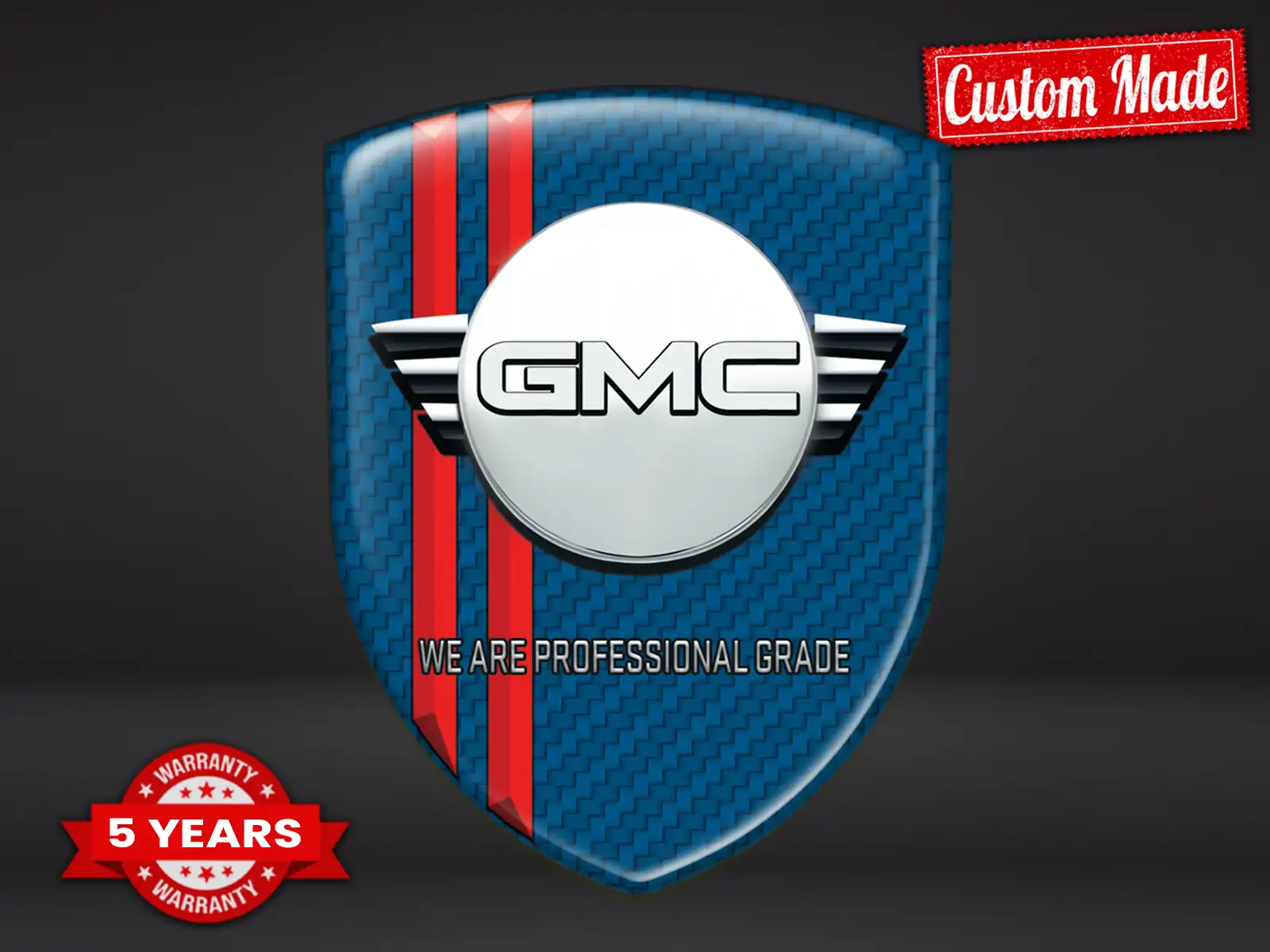 GMC Badges Auto Pro Max Résistants Stylé Design